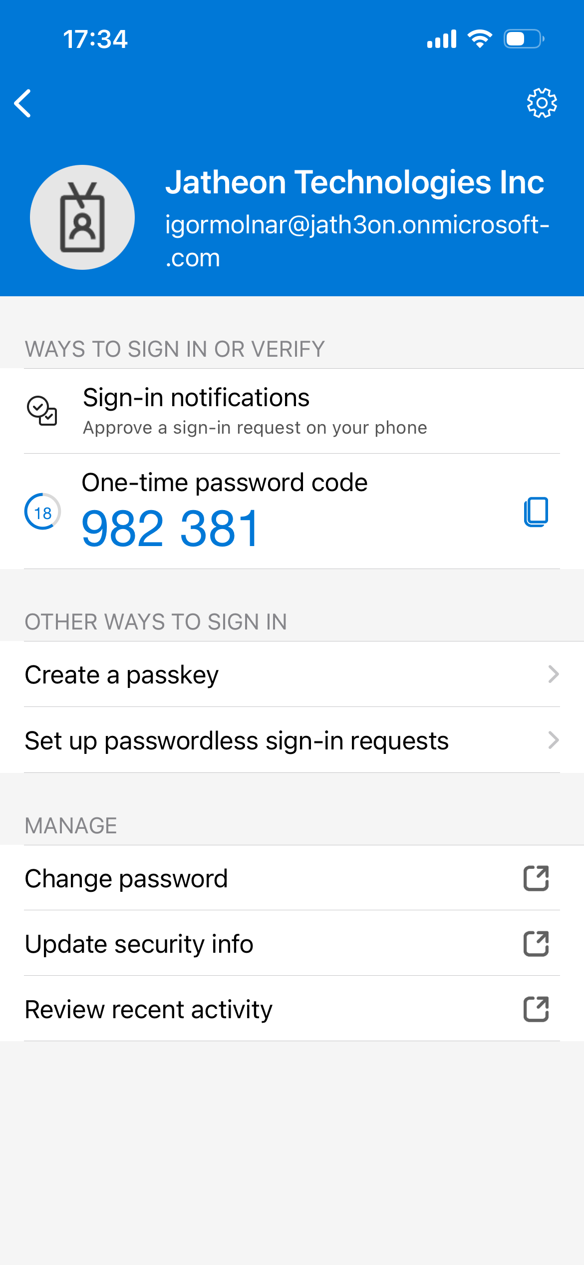 Client side. - Iphone for microsoft intune devices the authenticator app.png