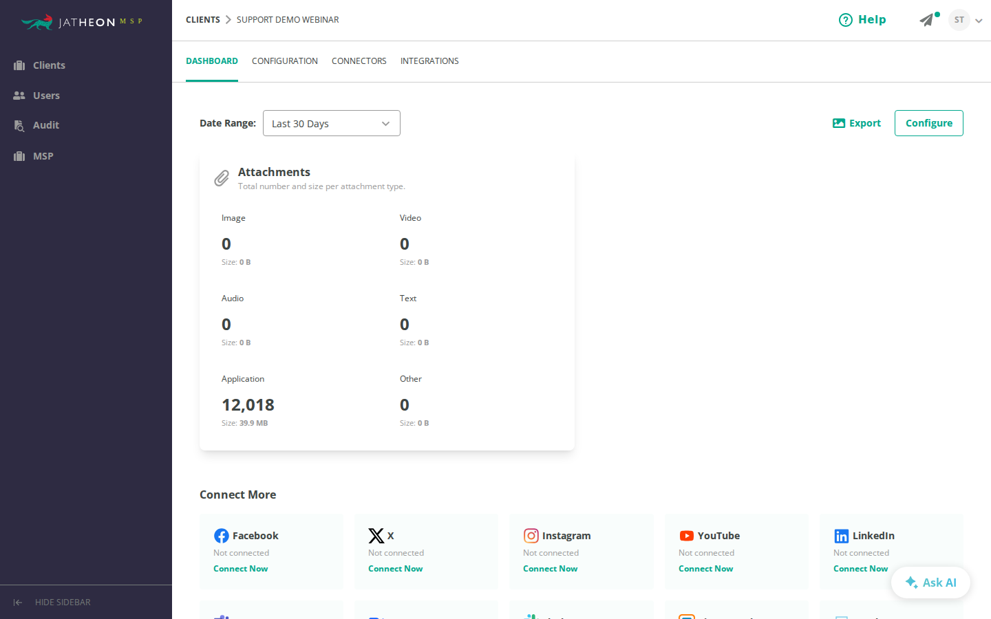 Client Dashboard